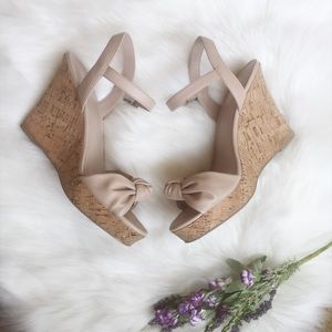 Charles David Lolly Platform Wedge Sandal (sz 8.5)